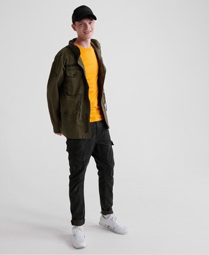 Superdry Collective Férfi Pólók Arany | ADWMV7592